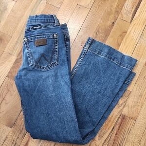 Wrangler Girl's Classic Blue Boot Cut Jeans
